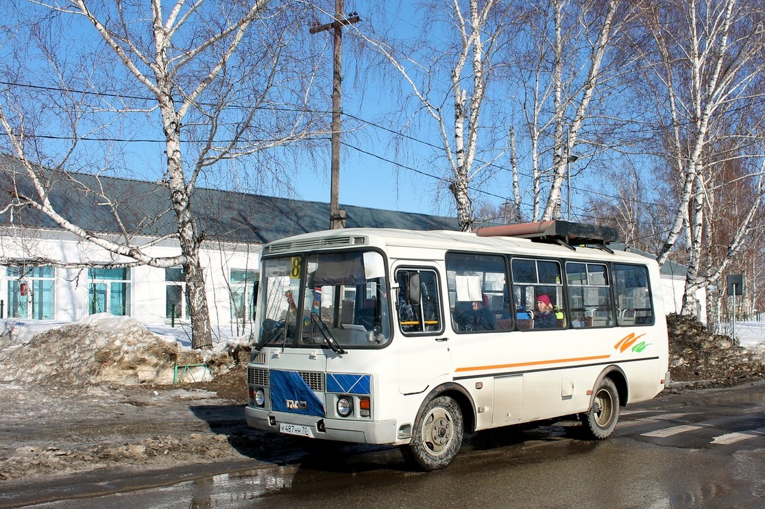 Томская область, ПАЗ-32054 № К 487 НН 70