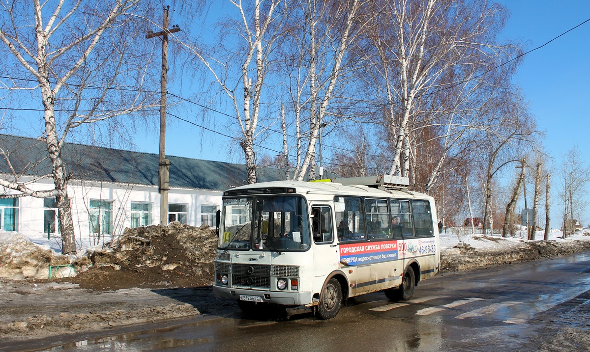 Томская область, ПАЗ-32054 № Е 512 ОО 70