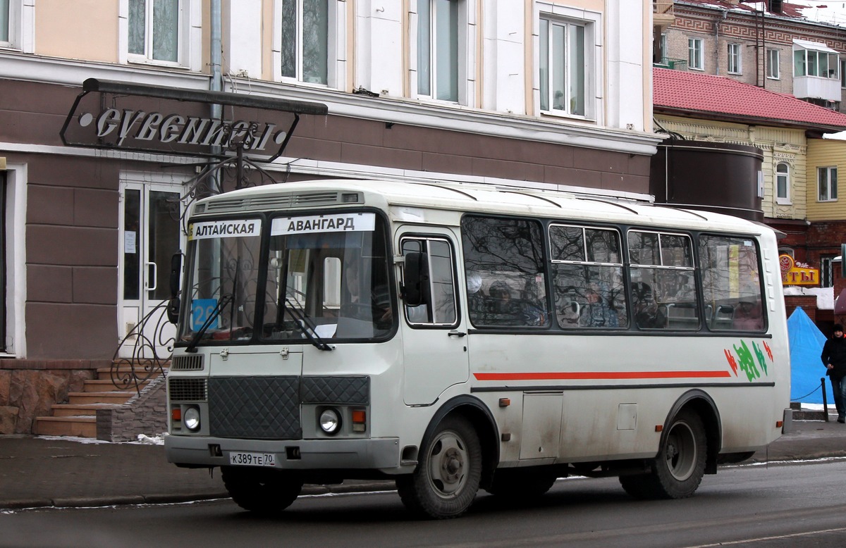 Томская область, ПАЗ-32054 № К 389 ТЕ 70