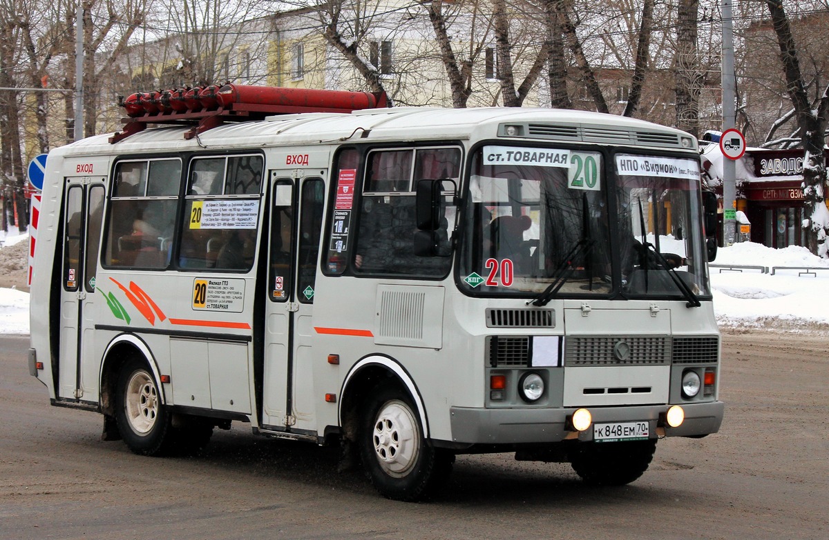 Томская область, ПАЗ-32054 № К 848 ЕМ 70