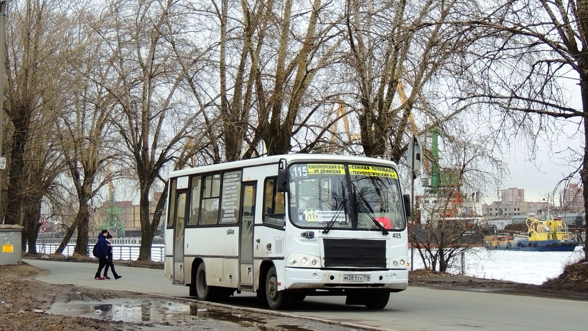 Санкт-Петербург, ПАЗ-320402-05 № 405