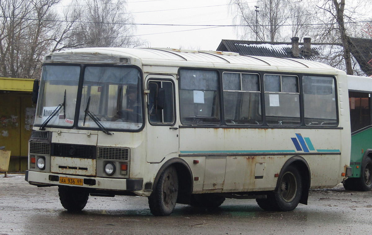 Тверская область, ПАЗ-32053 № АА 936 69