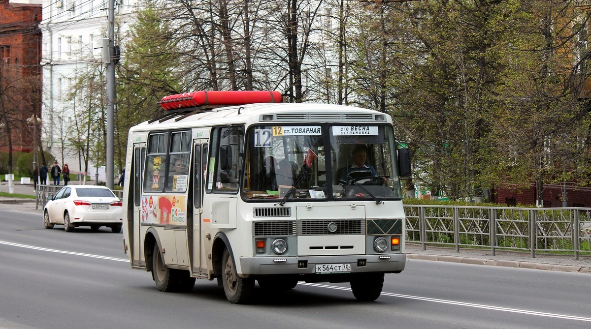 Томская область, ПАЗ-32054 № К 564 СТ 70