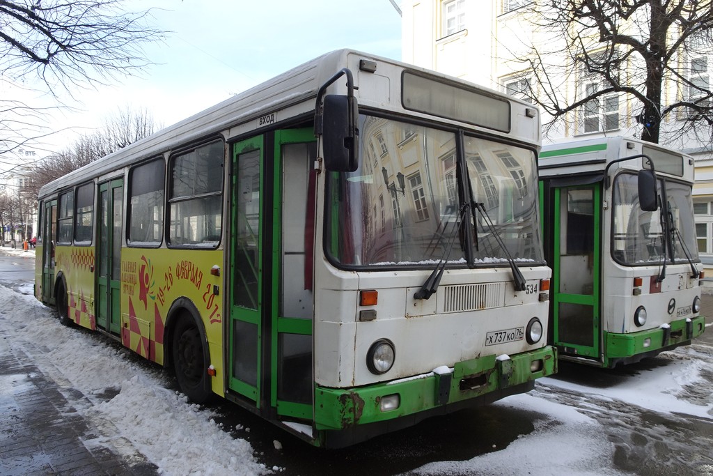 Yaroslavl region, LiAZ-5256.30 (81 TsIB) # 534; Yaroslavl region — Bus barrage for the period of "Main Shrovetide of Russia" public merry-makings