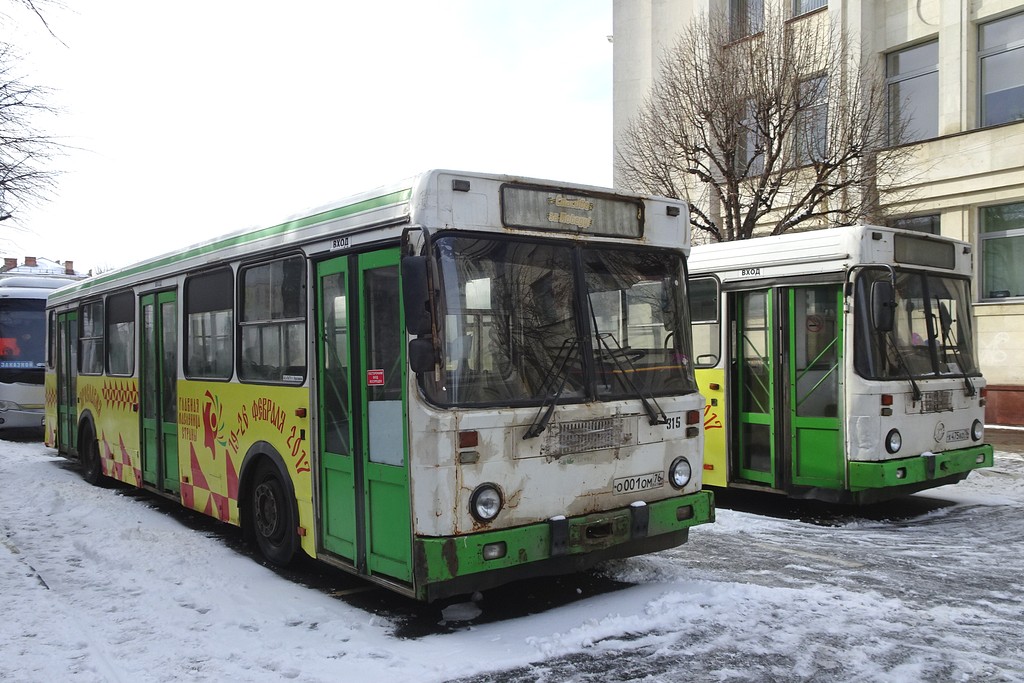 Ярославская область, ЛиАЗ-5256.30 № 315; Ярославская область — Автобусные заграждения на период проведения "Главной масленицы страны"