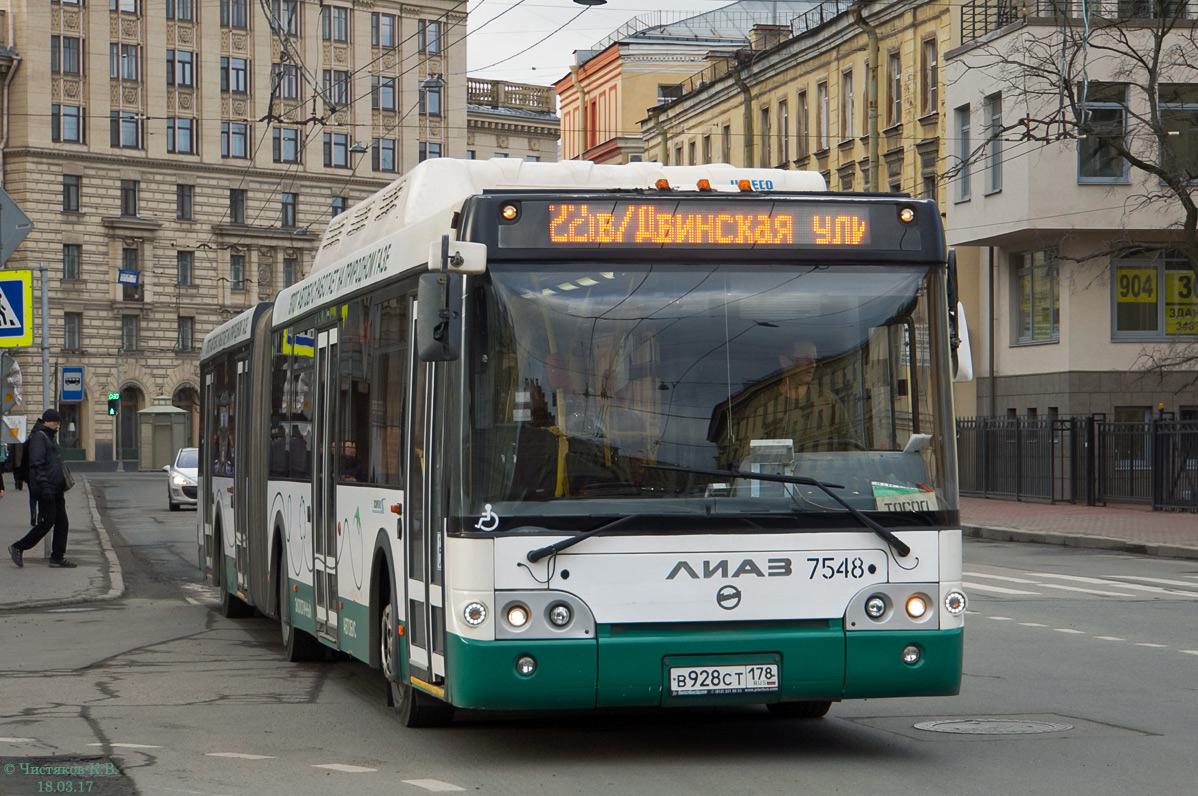 Санкт-Петербург, ЛиАЗ-6213.71 № 7548