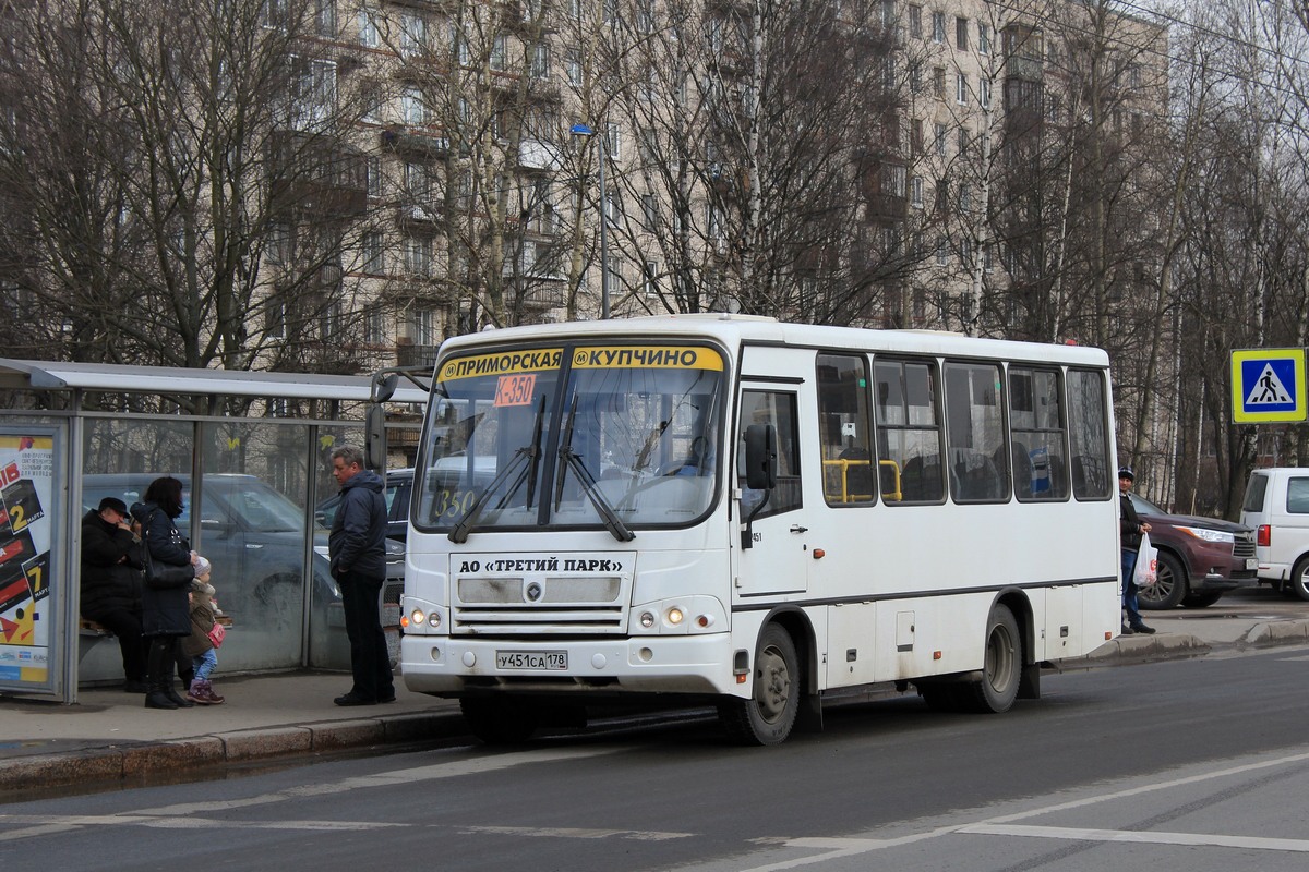 Санкт-Петербург, ПАЗ-320402-05 № У 451 СА 178