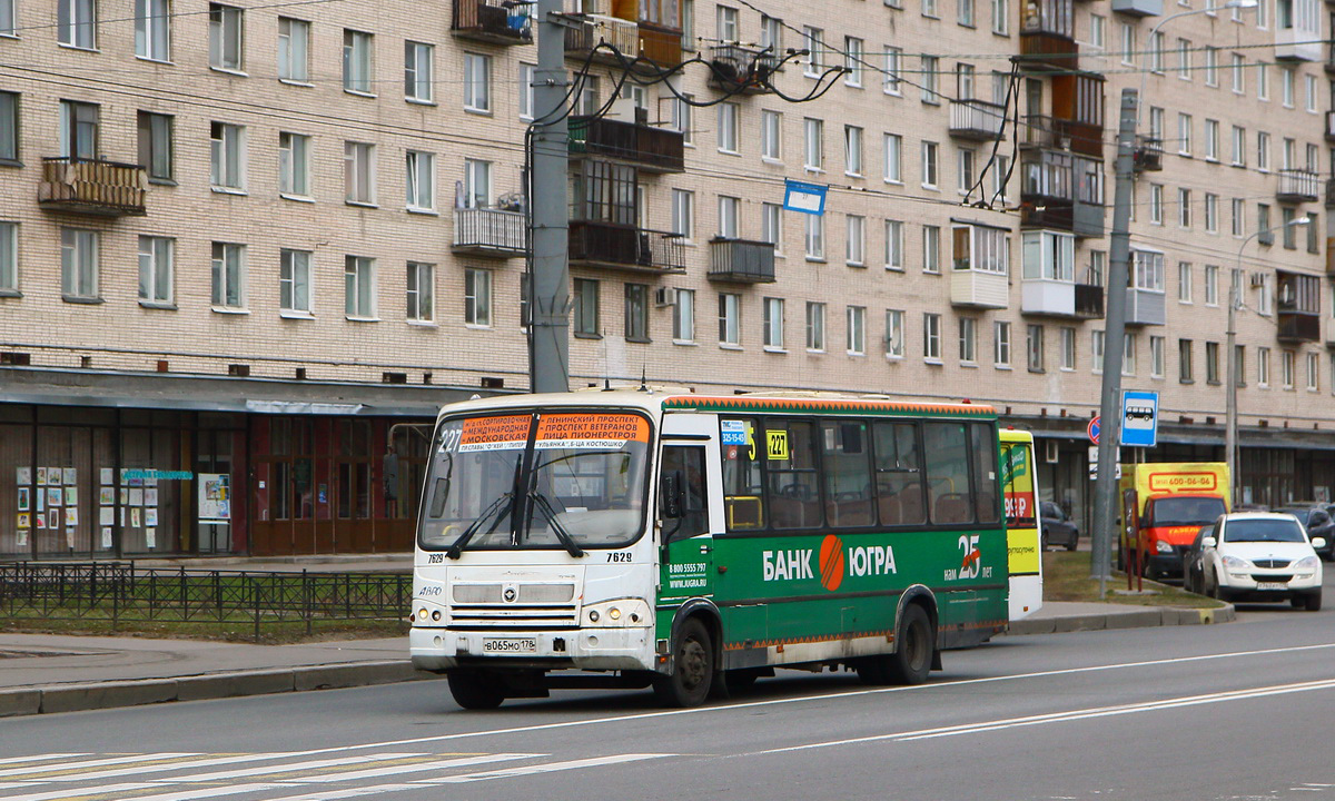 Санкт-Петербург, ПАЗ-320412-05 № 7629