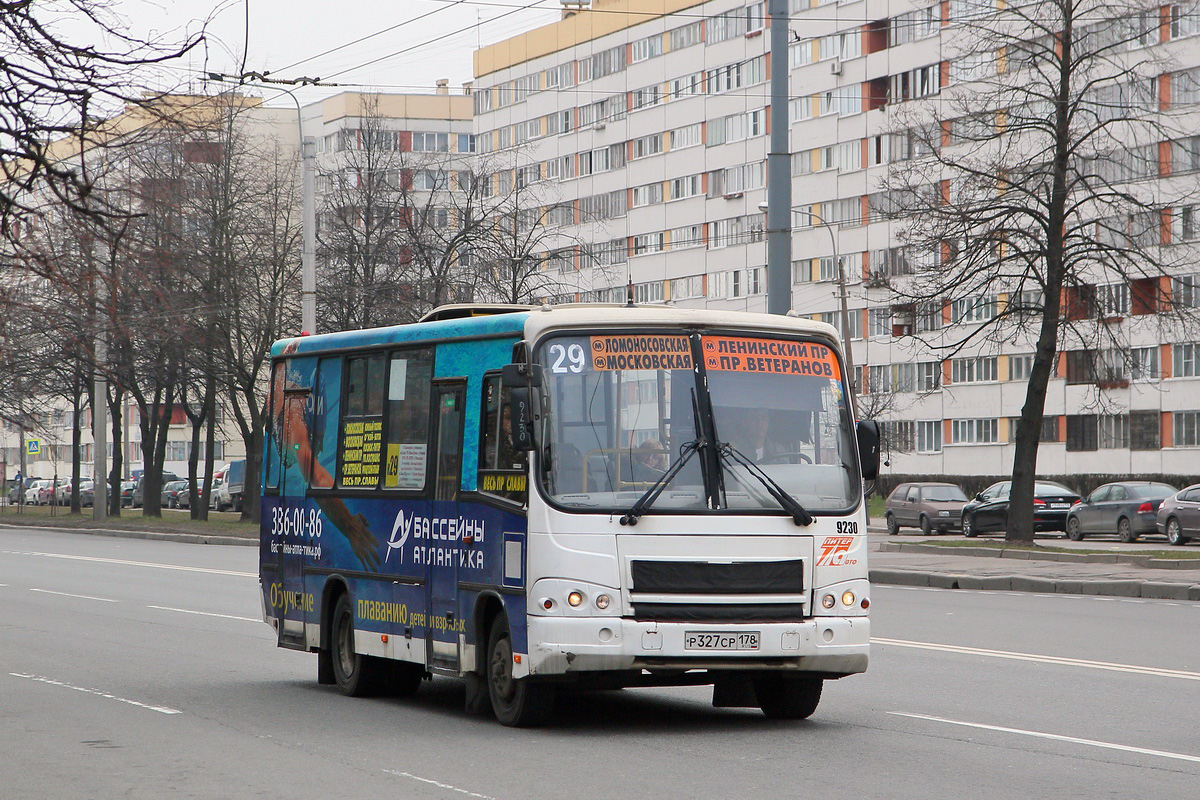 Санкт-Петербург, ПАЗ-320402-05 № 9230