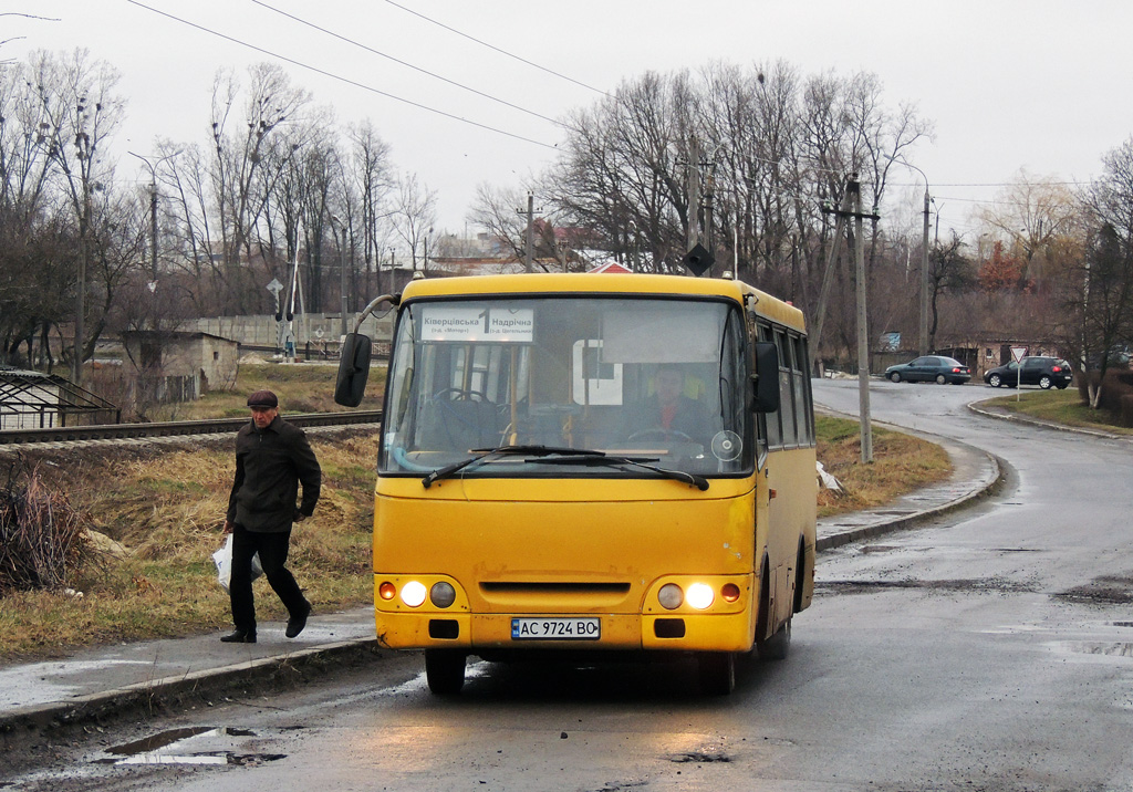 Волынская область, Богдан А09202 (ЛуАЗ) № AC 9724 BO