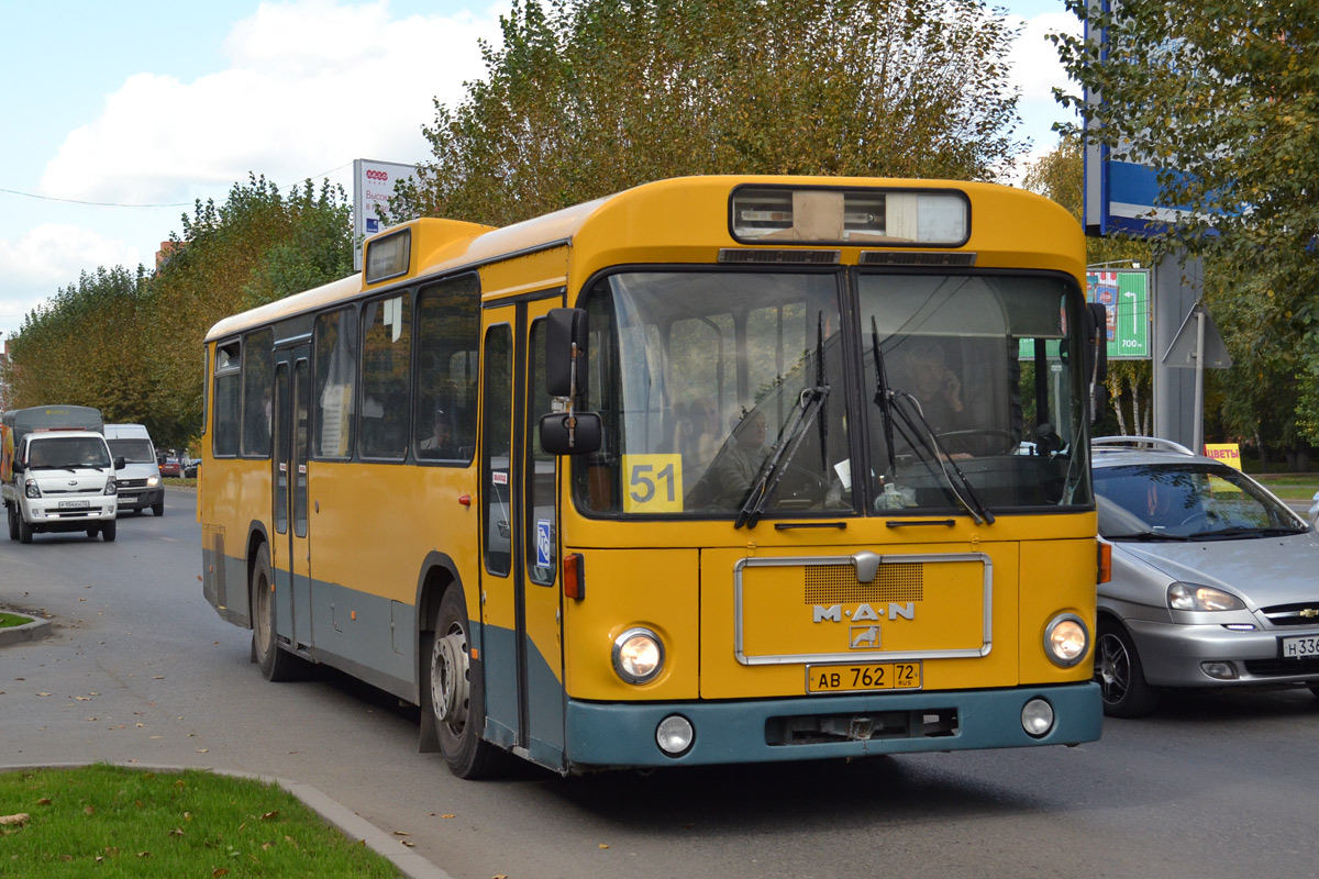 Тюменская область, MAN 192 SL200 № АВ 762 72