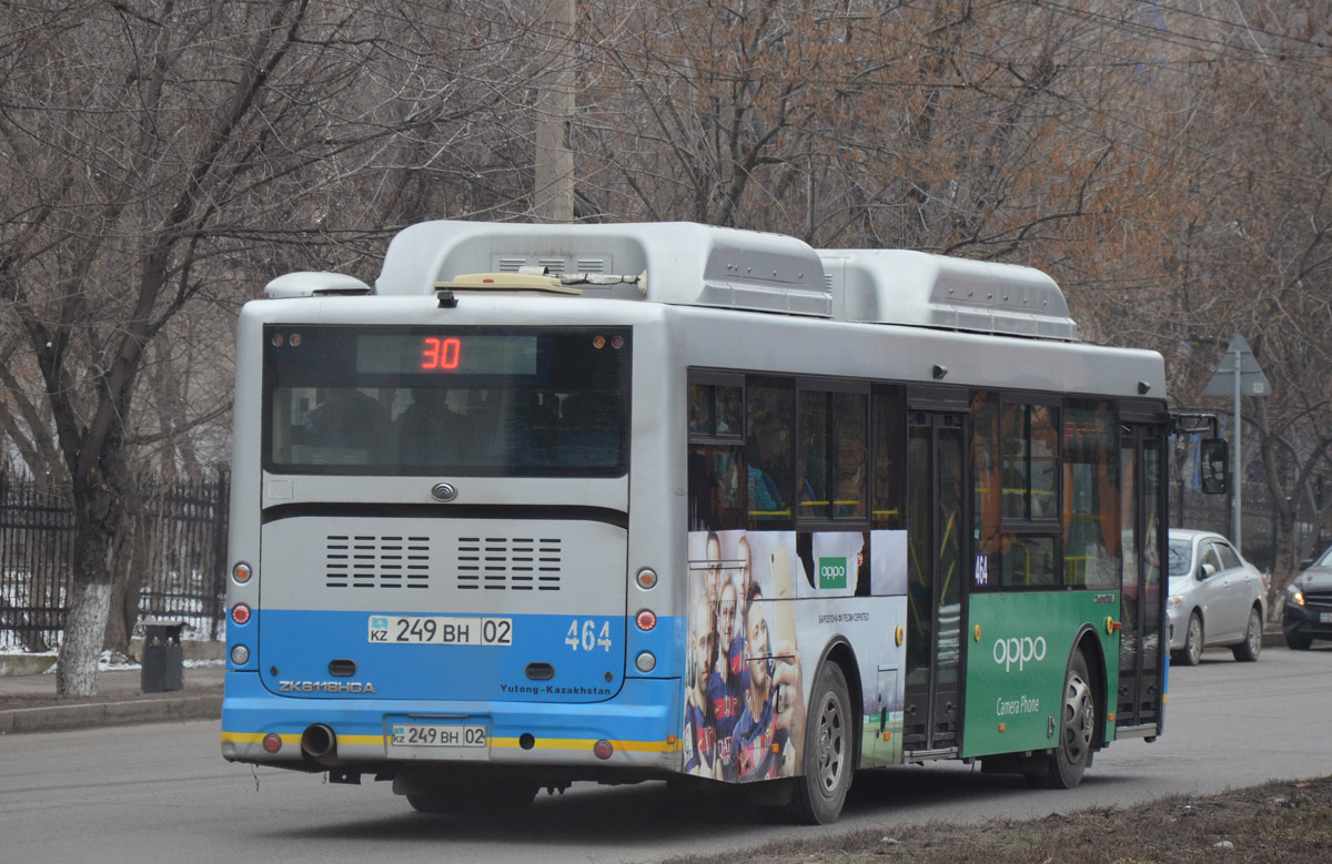 Алматы, Yutong ZK6118HGA № 464