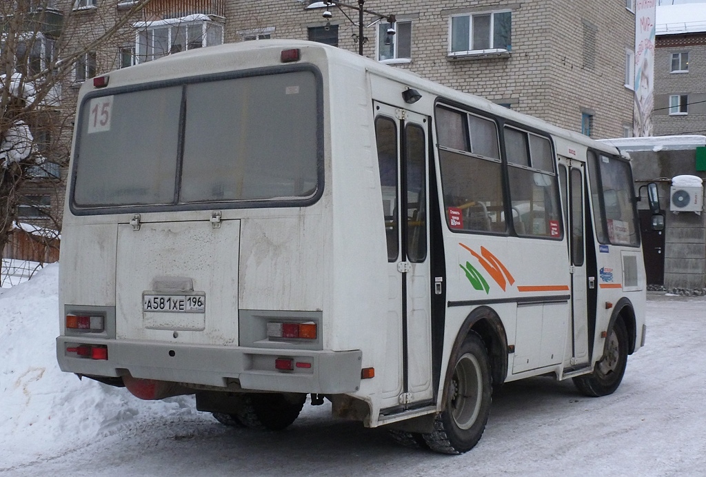 Свердловская область, ПАЗ-32054 № А 581 ХЕ 196