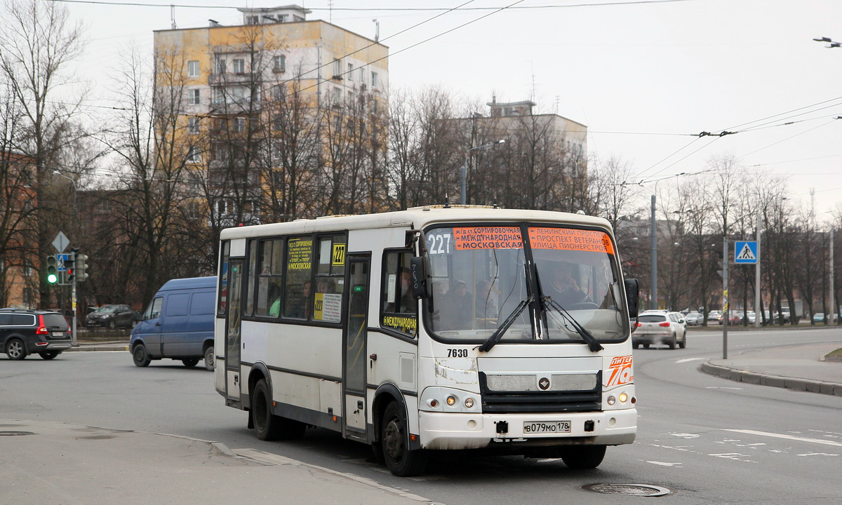 Санкт-Петербург, ПАЗ-320412-05 № 7630