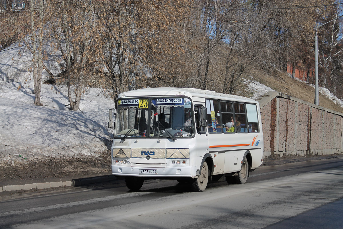 Томская область, ПАЗ-32054 № К 805 КМ 70