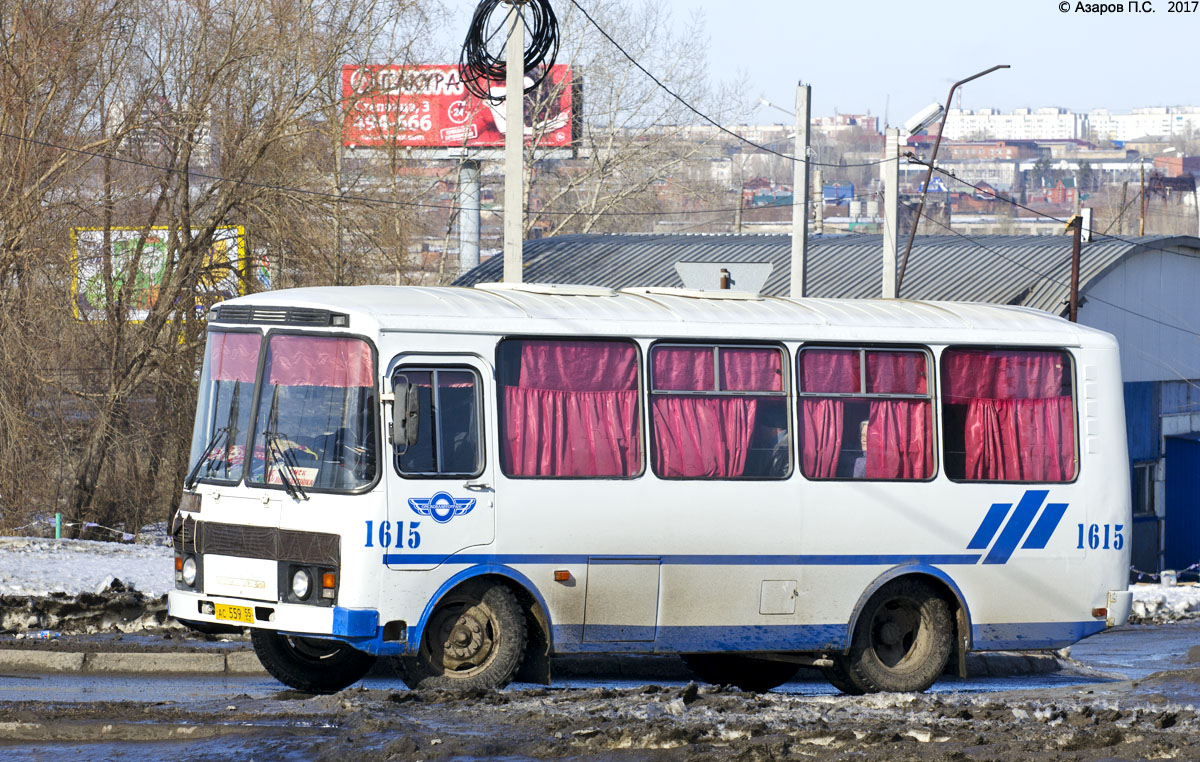 Омская область, ПАЗ-32053 № 1615