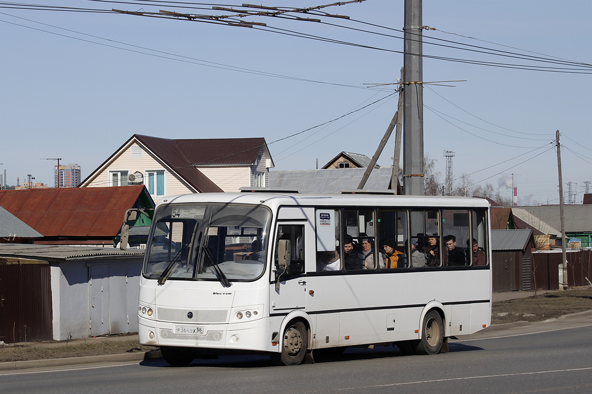 Пензенская область, ПАЗ-320412-04 "Вектор" № Р 364 ВХ 58