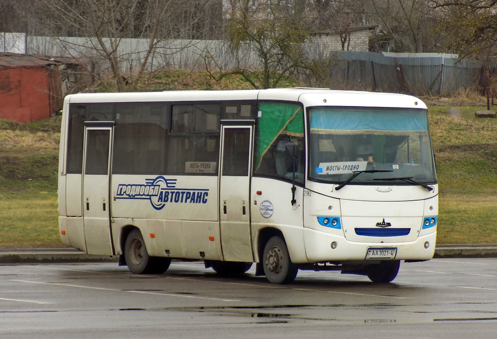 Гродненская область, МАЗ-256.170 № 021962