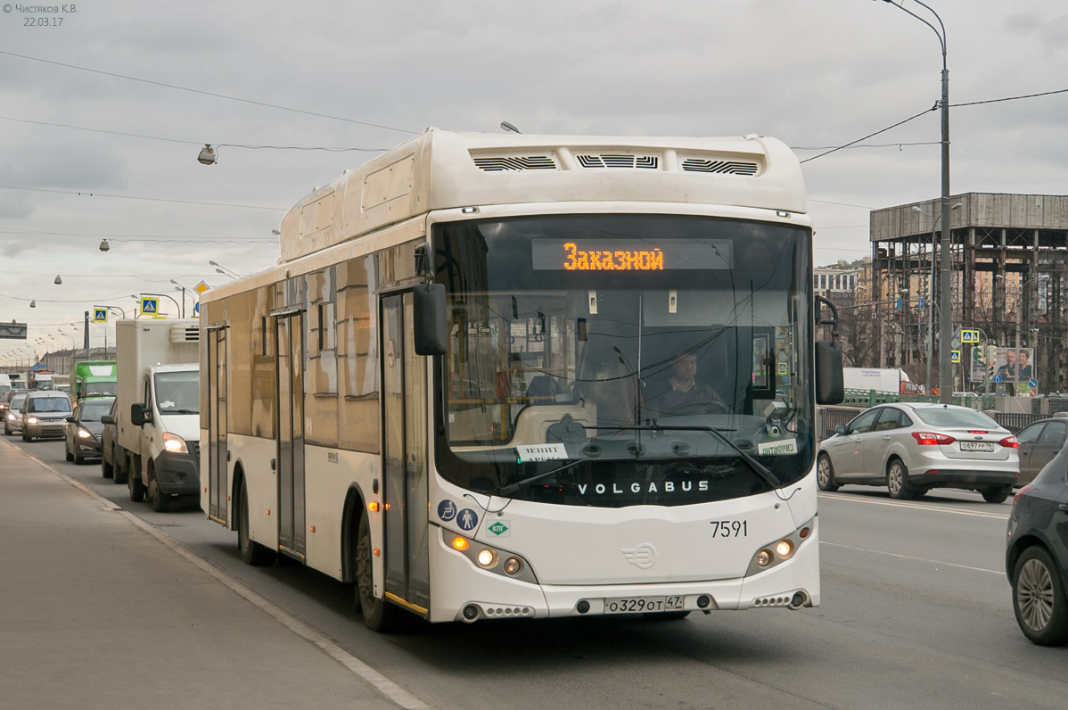 Санкт-Петербург, Volgabus-5270.G2 (CNG) № 7591