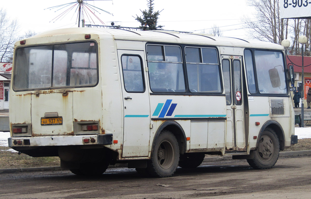 Тверская область, ПАЗ-32053 № АА 937 69