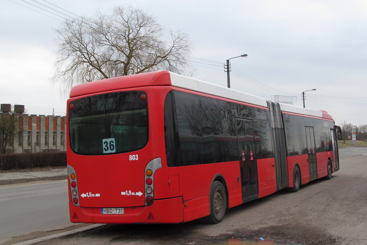 Литва, Van Hool New AG300 № 803