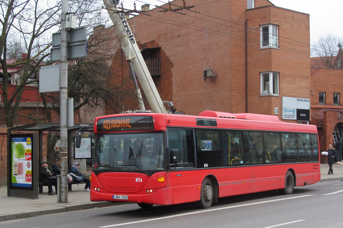 Литва, Scania OmniCity II № 874