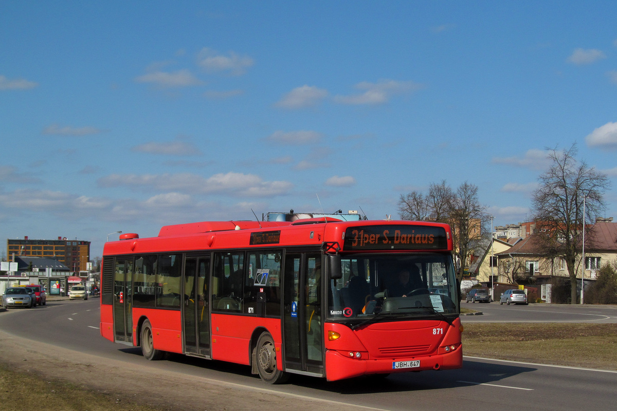 Литва, Scania OmniCity II № 871