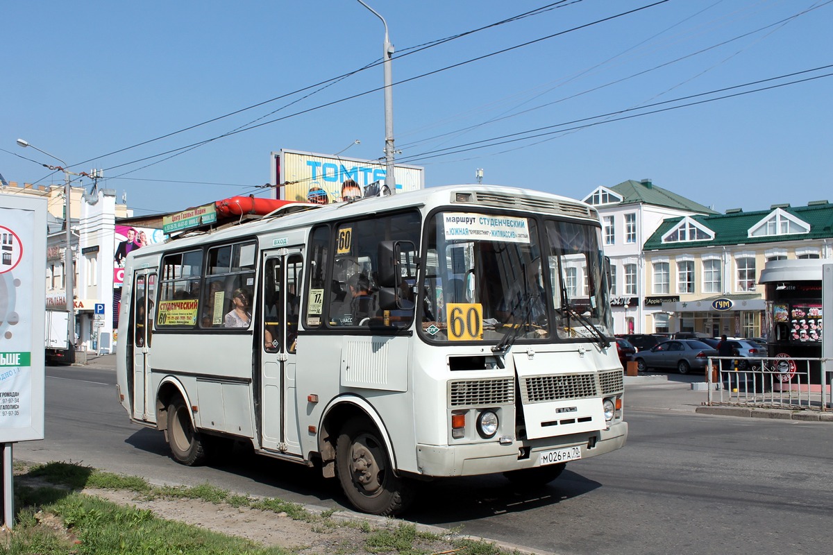 Томская область, ПАЗ-32054 № М 026 РА 70