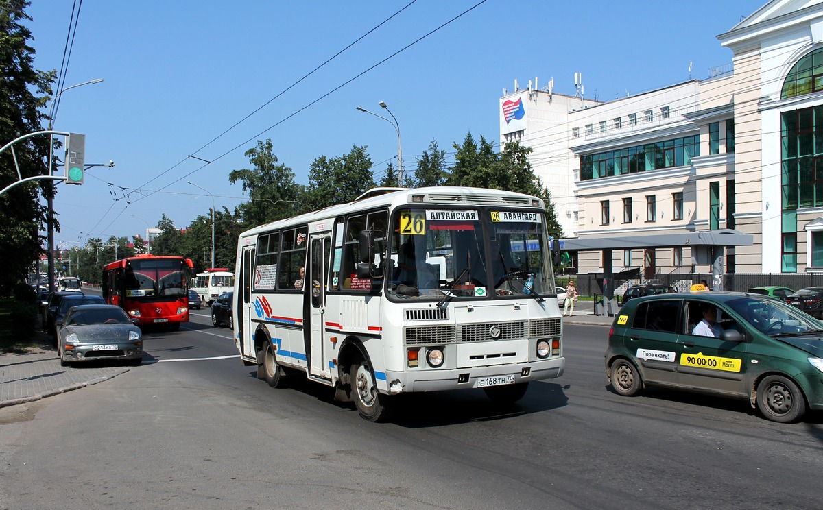 Томская область, ПАЗ-32054 № Е 168 ТН 70