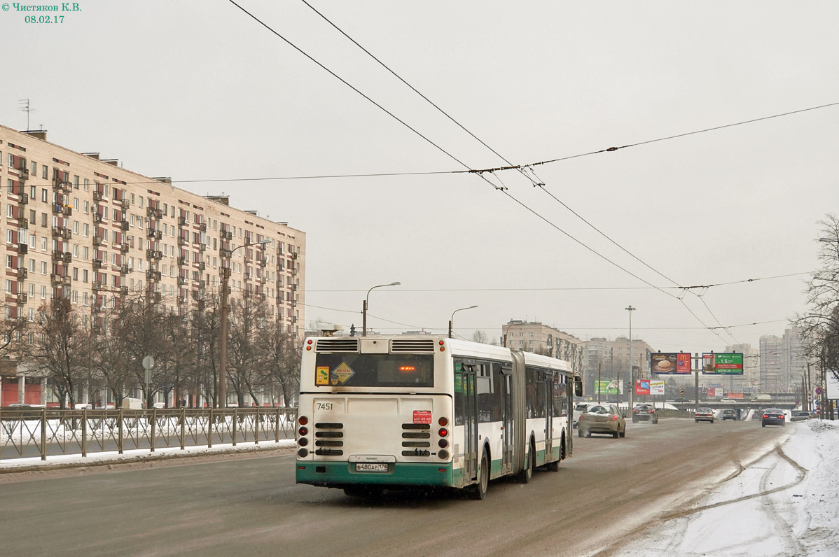 Санкт-Петербург, ЛиАЗ-6213.20 № 7451