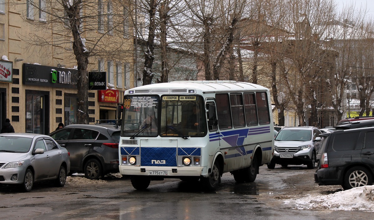 Томская область, ПАЗ-32051-110 № К 775 ЕТ 70