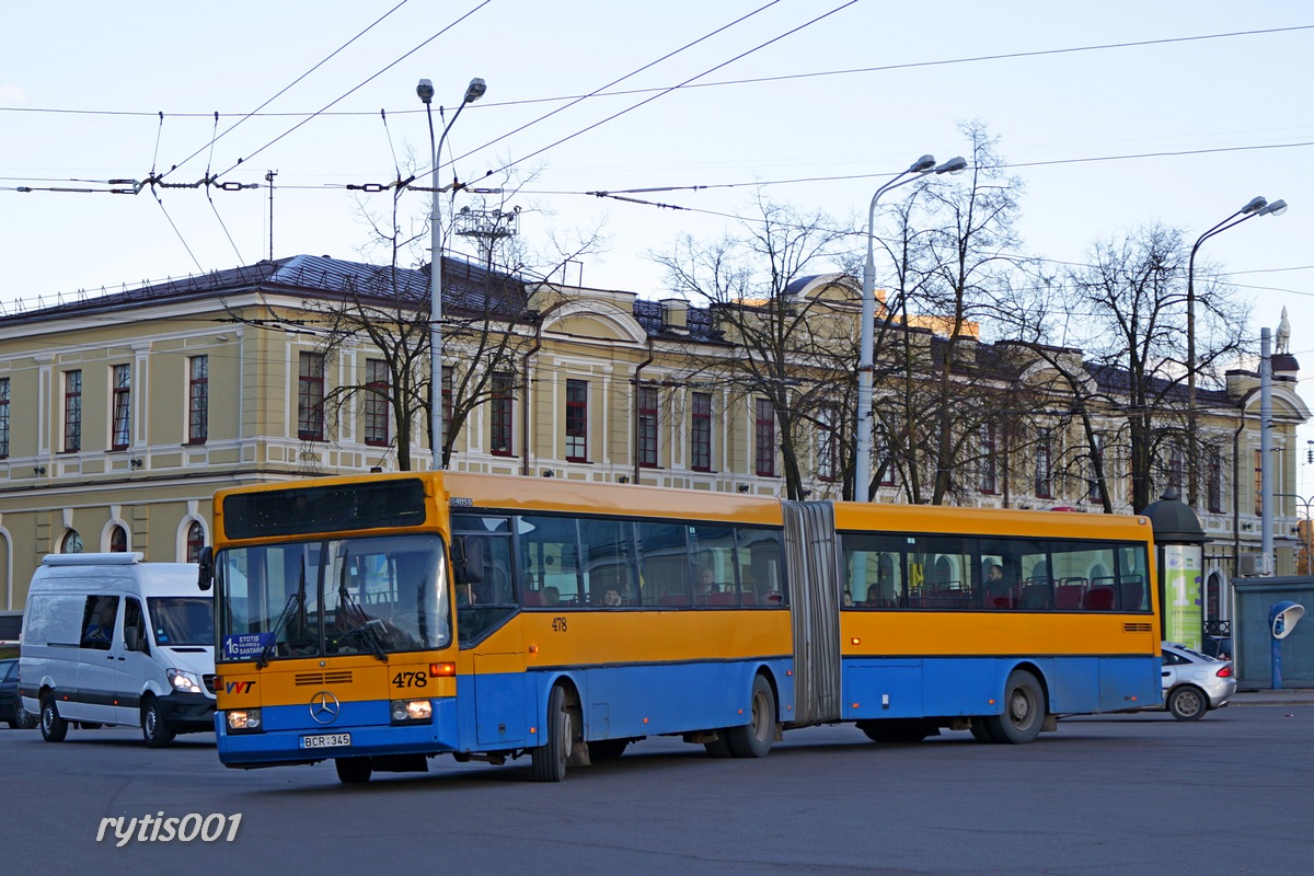 Литва, Mercedes-Benz O405G № 478