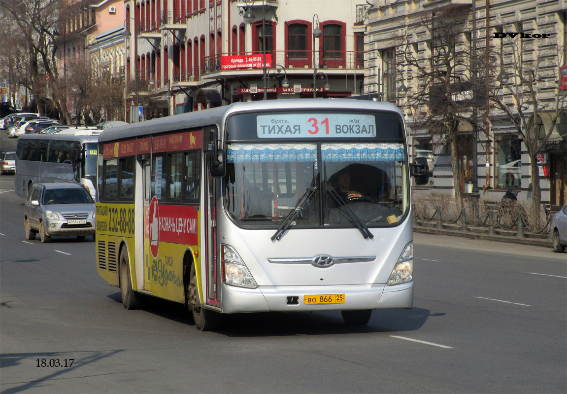 Приморский край, Hyundai New Super AeroCity 1F/L № ВО 866 25