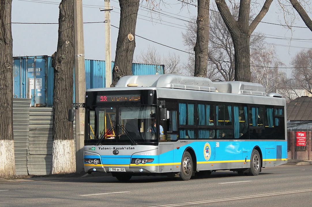 Алматы, Yutong ZK6118HGA № 500