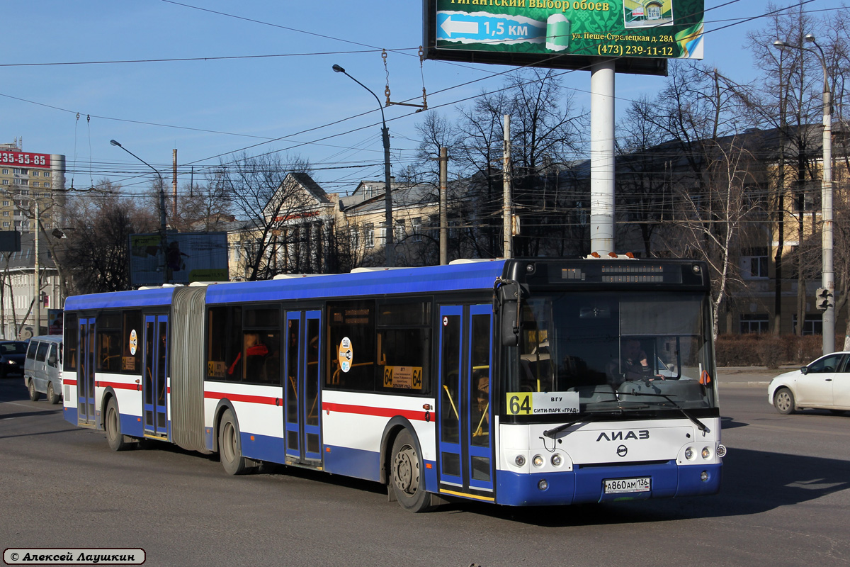 Voronezh region, LiAZ-6213.21 č. А 860 АМ 136