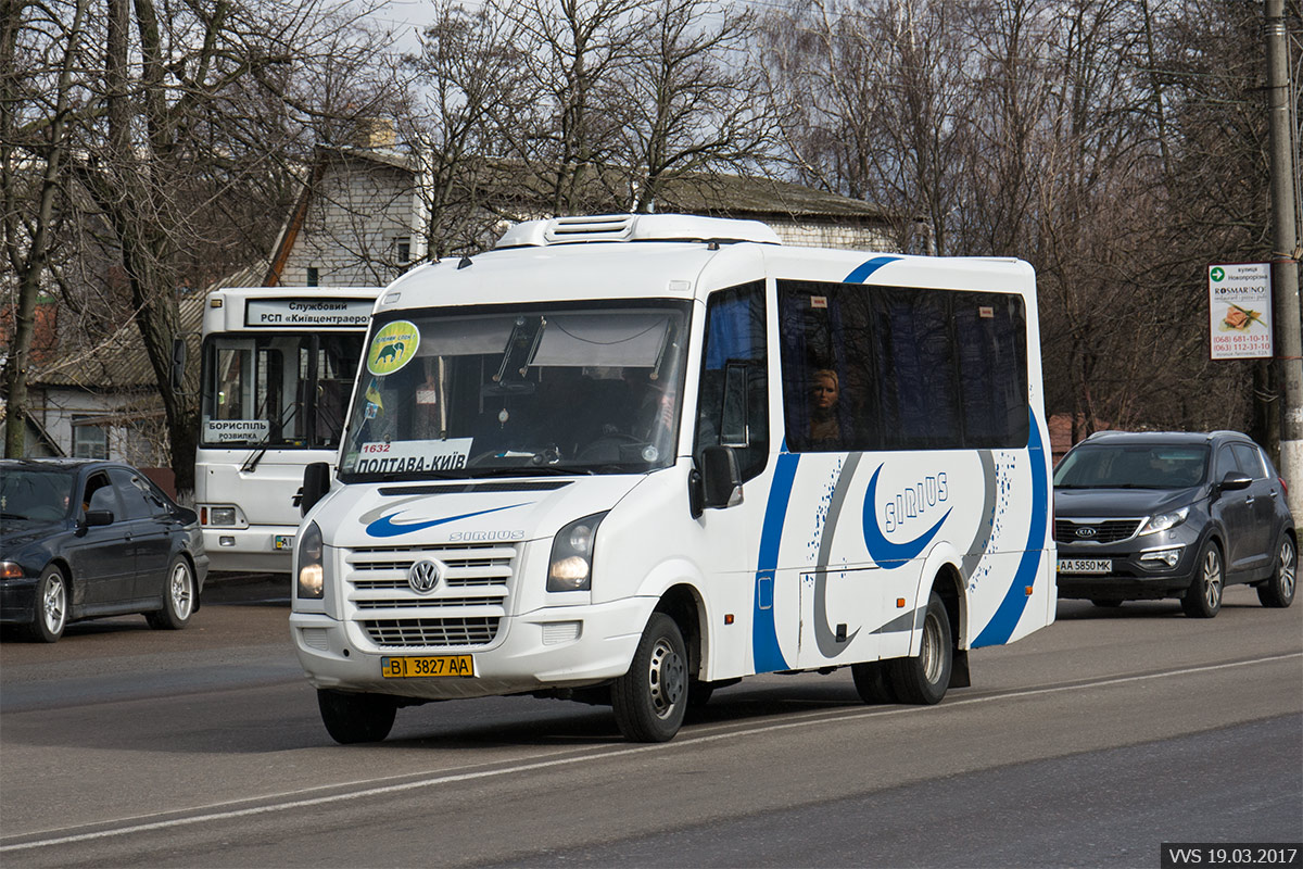 Полтавская область, МТК А308.51 Sirius (Volkswagen Crafter) № BI 3827 AA