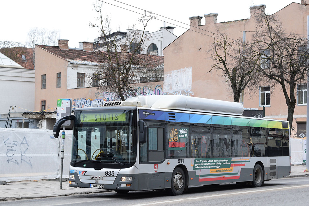 Литва, MAN A21 Lion's City NL273 CNG № 933