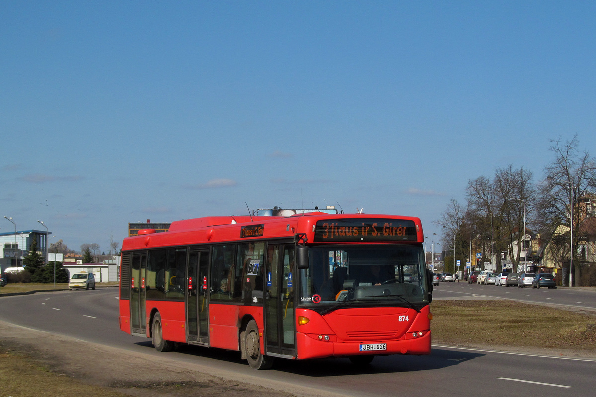 Литва, Scania OmniCity II № 874