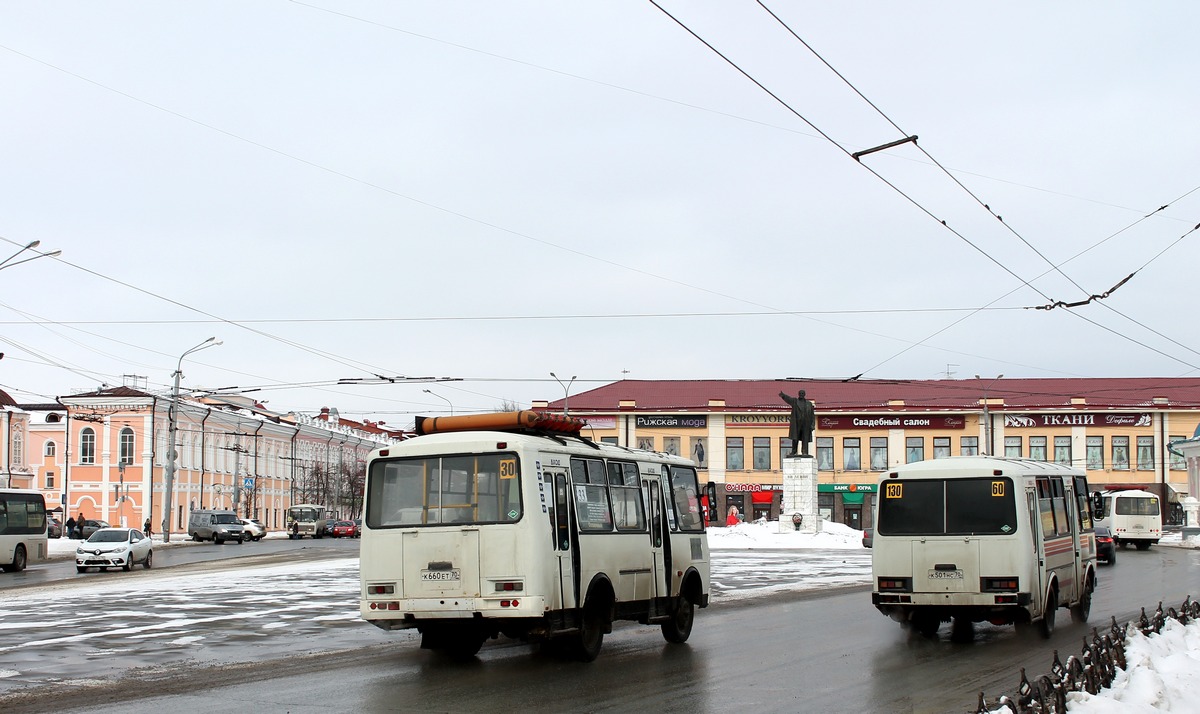 Томская область, ПАЗ-32054 № К 660 ЕТ 70; Томская область, ПАЗ-32054 № К 501 НС 70