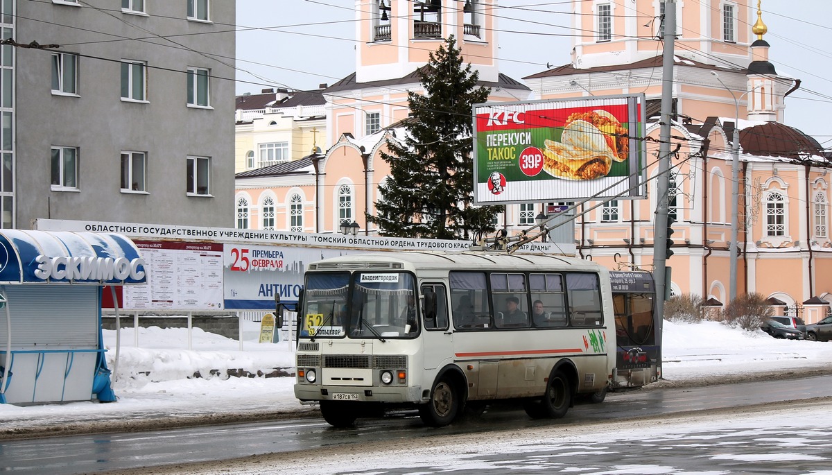 Томская область, ПАЗ-32054 № А 187 СВ 152