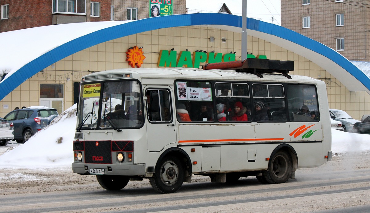 Tomsk region, PAZ-32054 # К 262 СТ 70