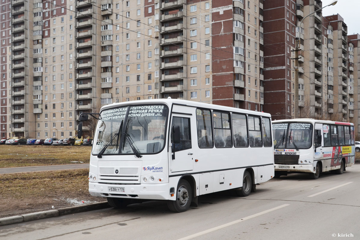 Санкт-Петербург, ПАЗ-320402-05 № У 538 СТ 178