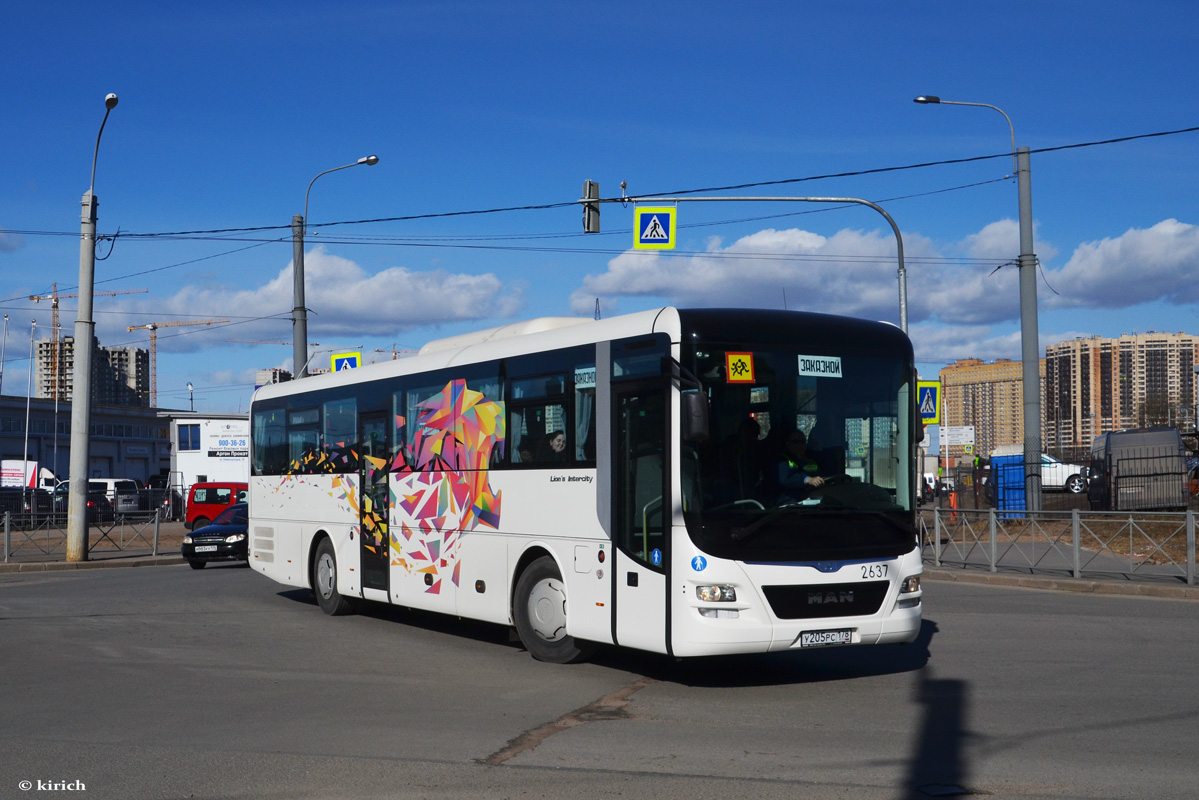 Санкт-Петербург, MAN R60 Lion's Intercity ÜL290 № 2637