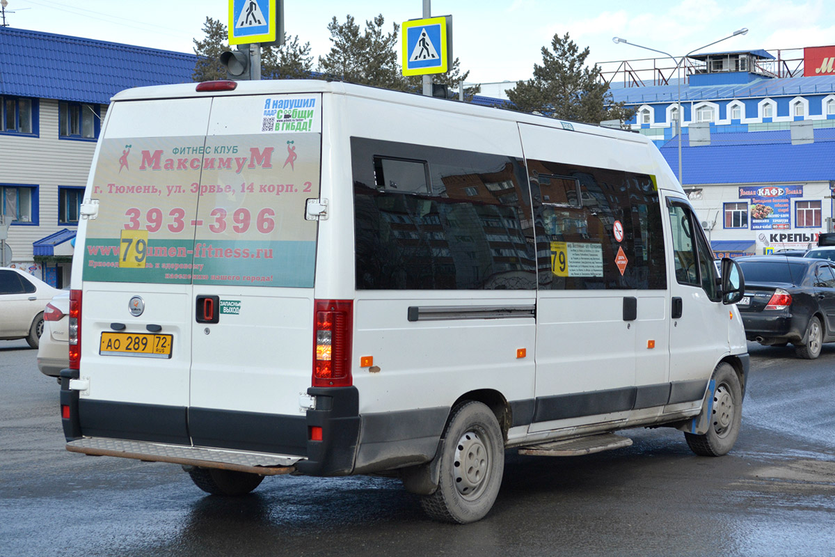 Тюменская область, FIAT Ducato 244 CSMMC-RLL, -RTL № АО 289 72