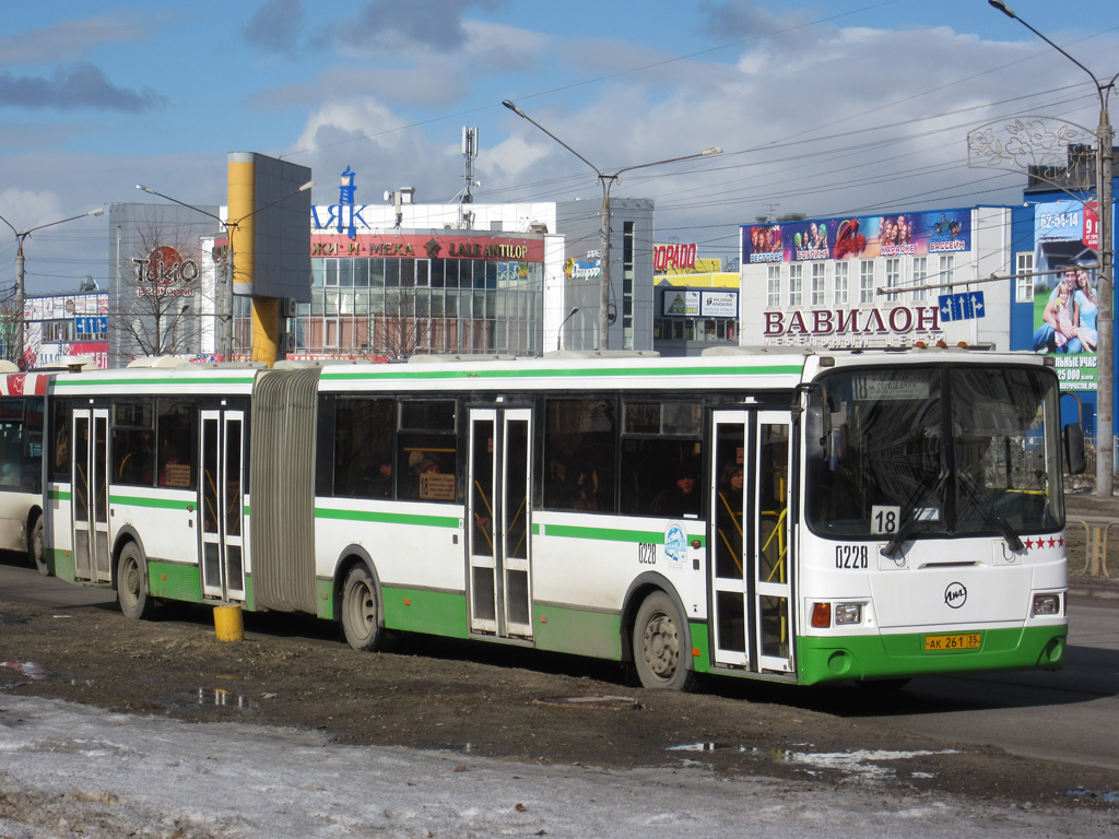 Vologda region, LiAZ-6212.00 # 0228