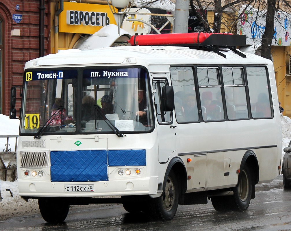 Томская область, ПАЗ-32054 № Е 112 СХ 70