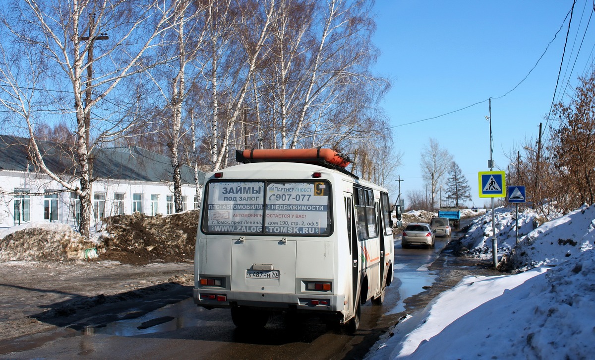 Томская область, ПАЗ-32054 № К 487 НН 70