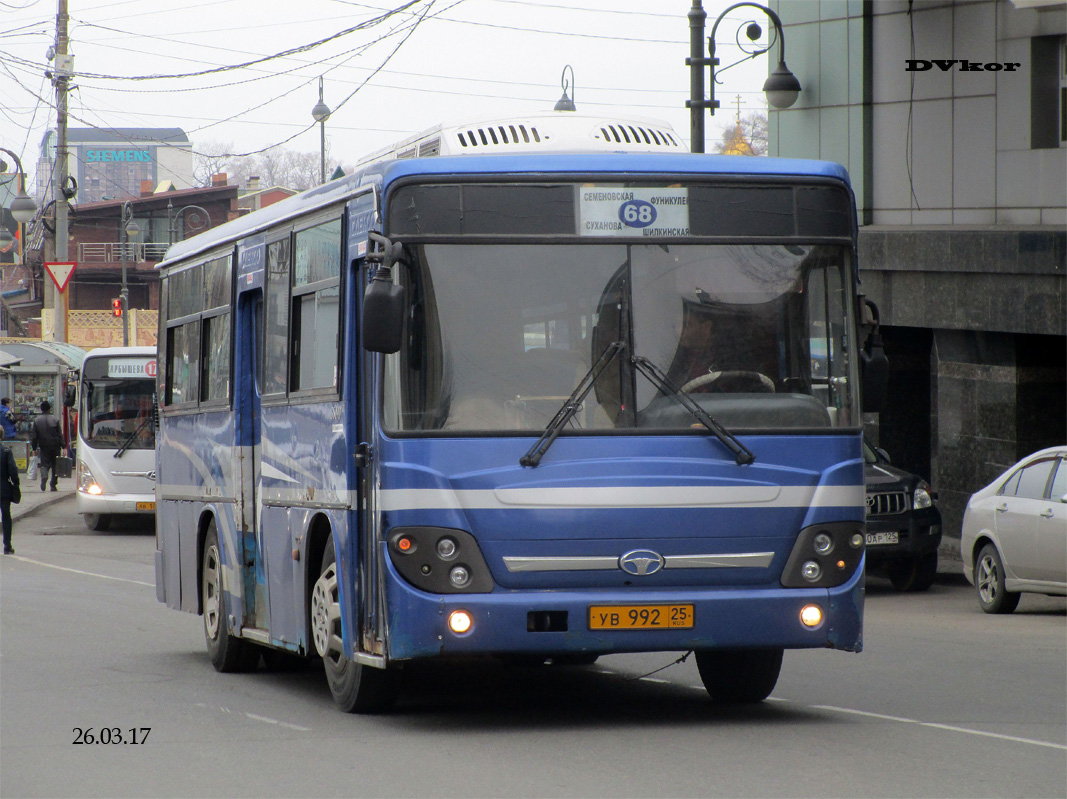 Приморский край, Daewoo BS090 Royal Midi (Busan) № УВ 992 25