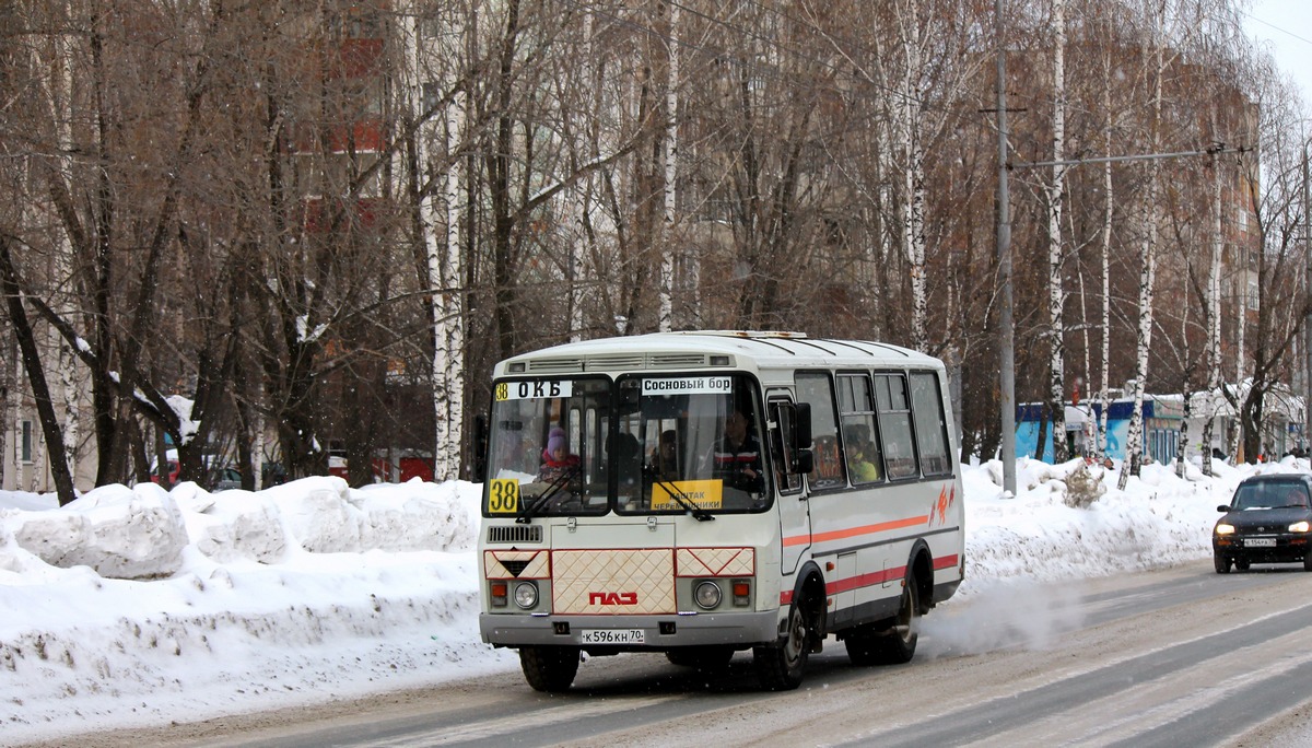 Томская область, ПАЗ-32054 № К 596 КН 70