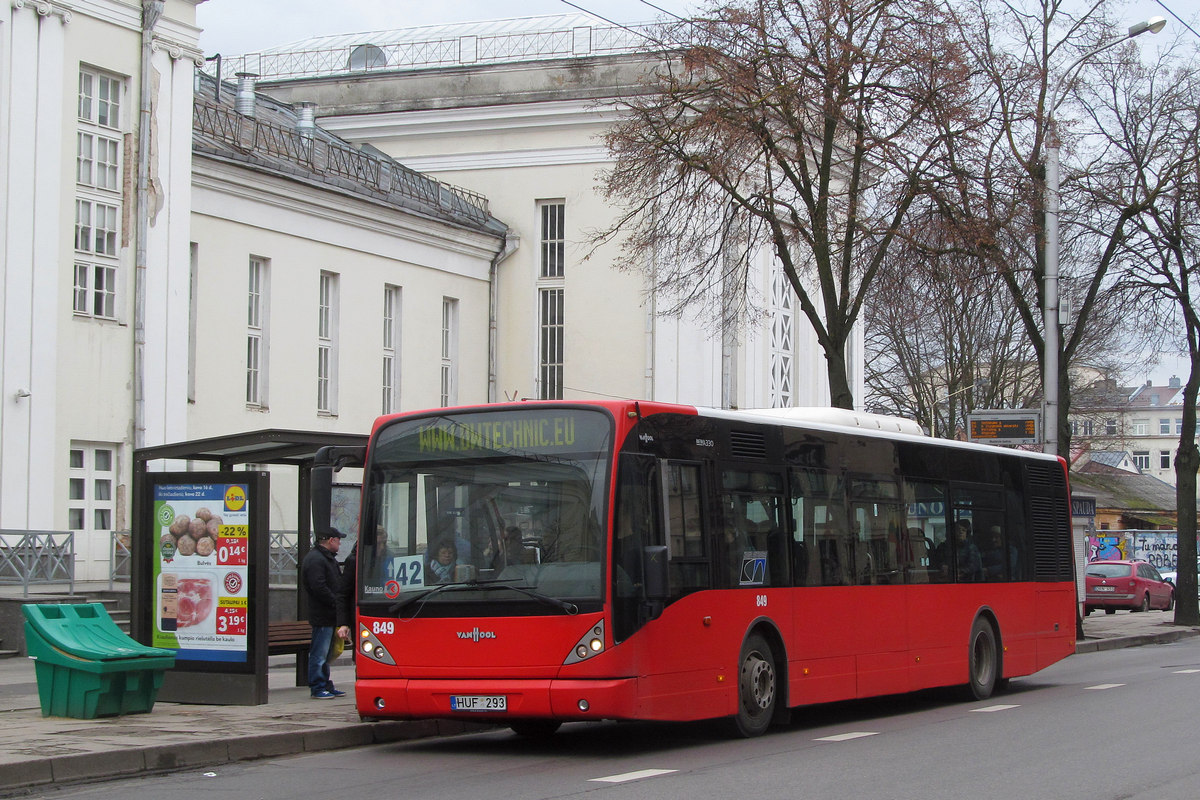 Литва, Van Hool New A330 № 849